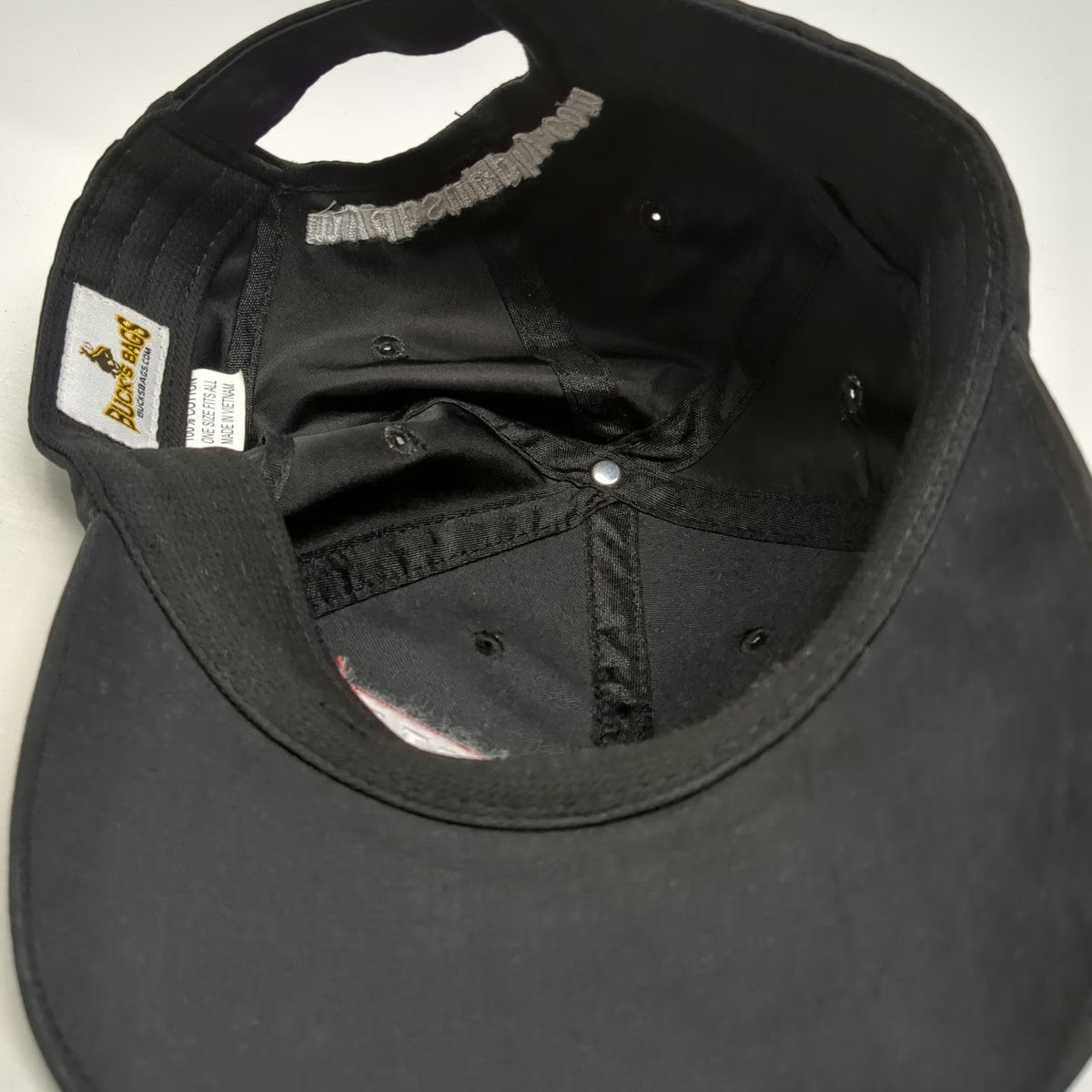 Buck's Bags Baseball Cap Black One Size Strapback D&B Supply Embroidered Hat