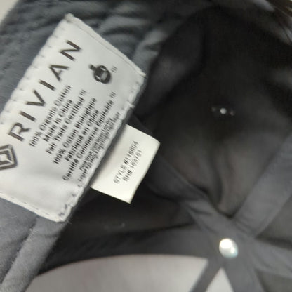 Rivian 5 Panel Gray One Size Organic Cotton Forever Electric Snapback Hat