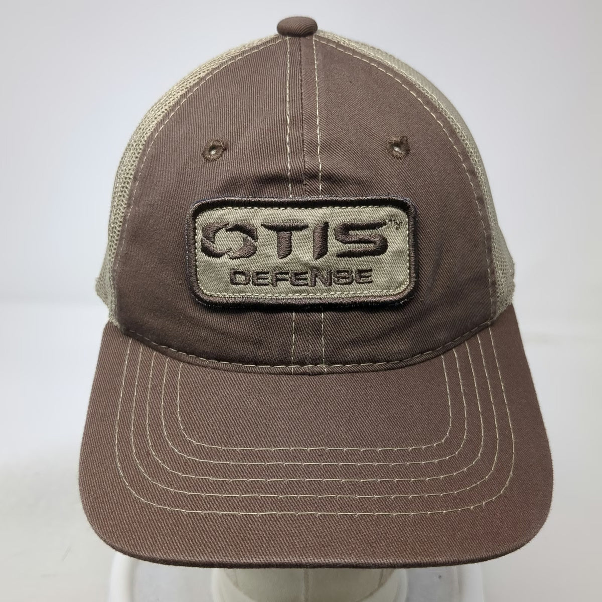 Bretton Baseball Cap Brown One Size Otis Defense Trucker Mesh Strapback Hat Gun