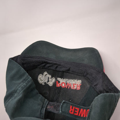 Power Engineers MAX Strapback Hat Black OSFA Embroidered Triple Crown