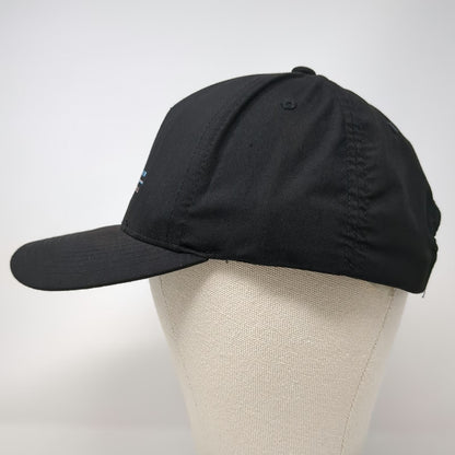 TravisMathew 5 Panel Black One Size Snapback Flexfit 110 Golf Graphic Logo Hat