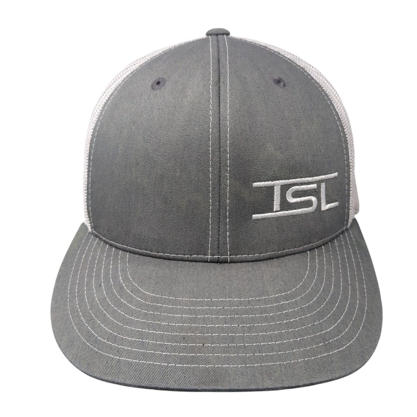 TSL Snapback Trucker Hat Gray OS Adjustable Mesh Back D Series Pacific Headwear