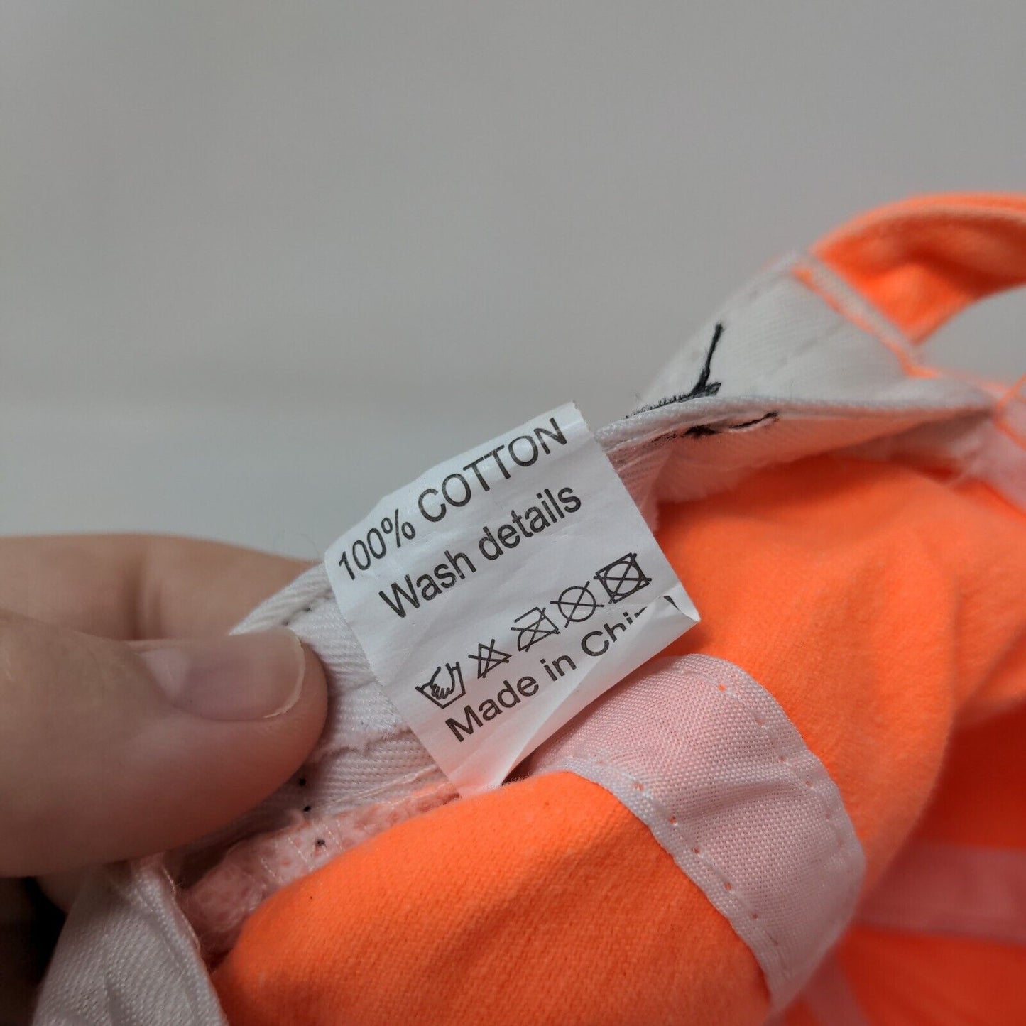 Florida Slideback Hat Orange OSFM Embroidered Adjustable Magu Distributors