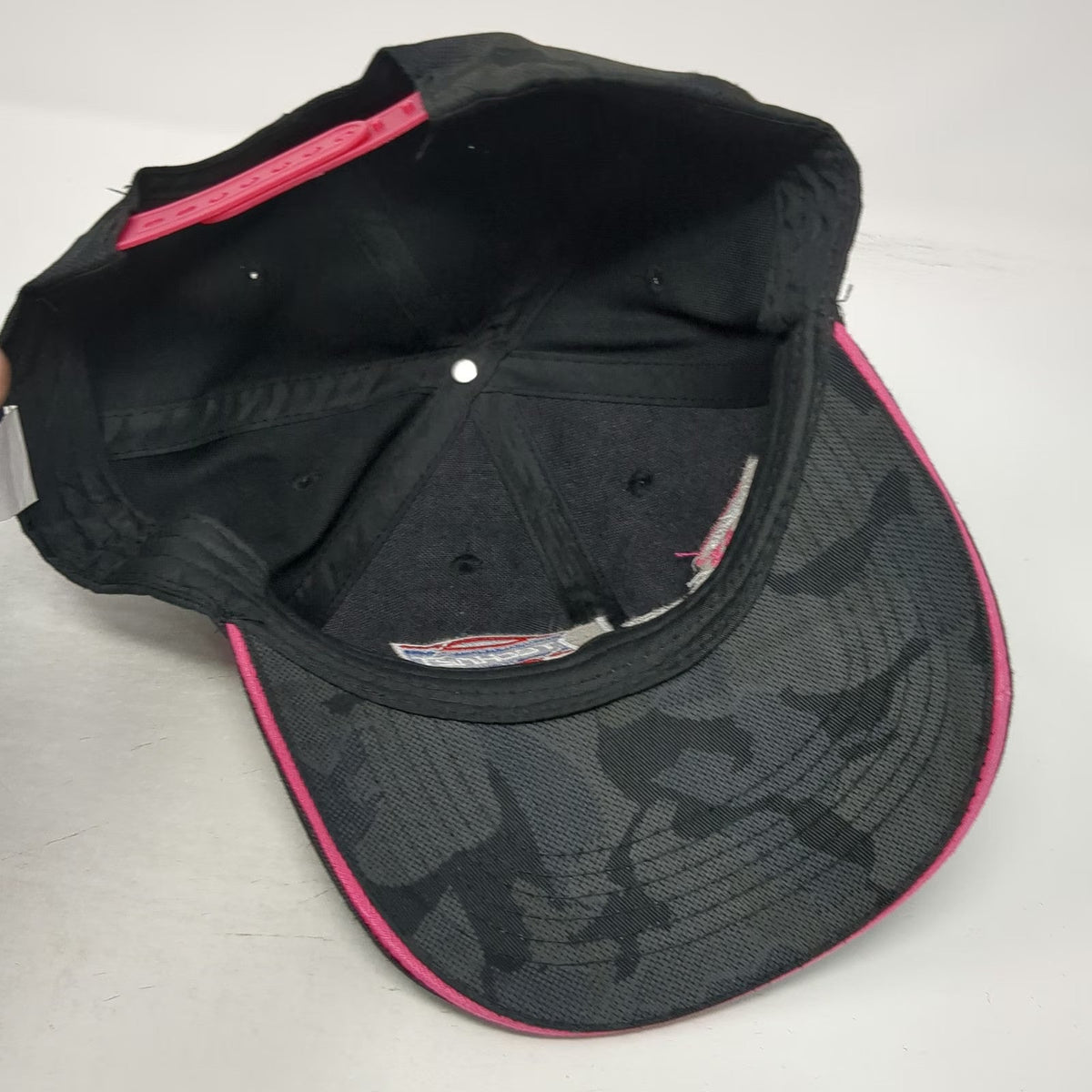 TechNet Brakes for Breasts Camo Snapback Hat Black Pink One Size Awareness