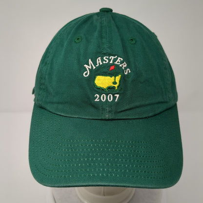 Masters 2007 Slideback Hat Green OSFA Embroidered American Needle