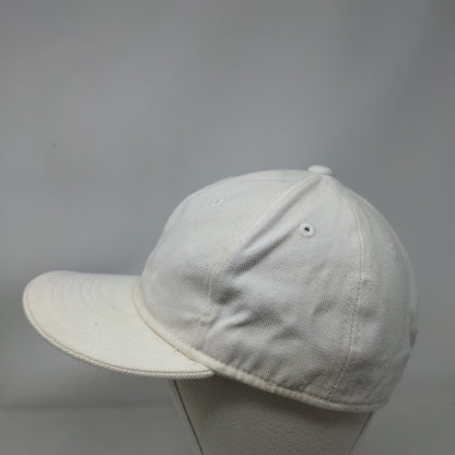 KB Ethos Fitted Hat Size 7/12 XL Cream Lightweight Vented Holes 6 Panel Blank