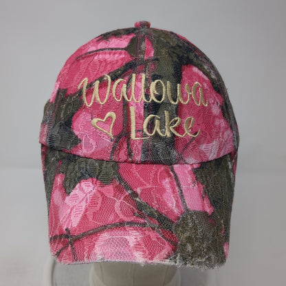 Wallowa Lake Strapback Baseball Cap Multicolor One Size Adjustable Floral Print