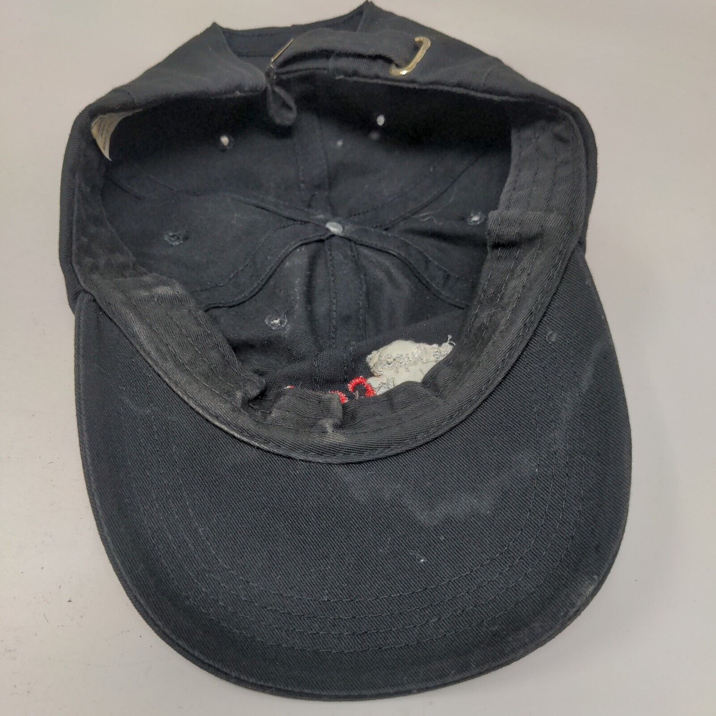 GE Supply Tech Center Adult Slideback Hat Black Fit All Embroidered Cotton