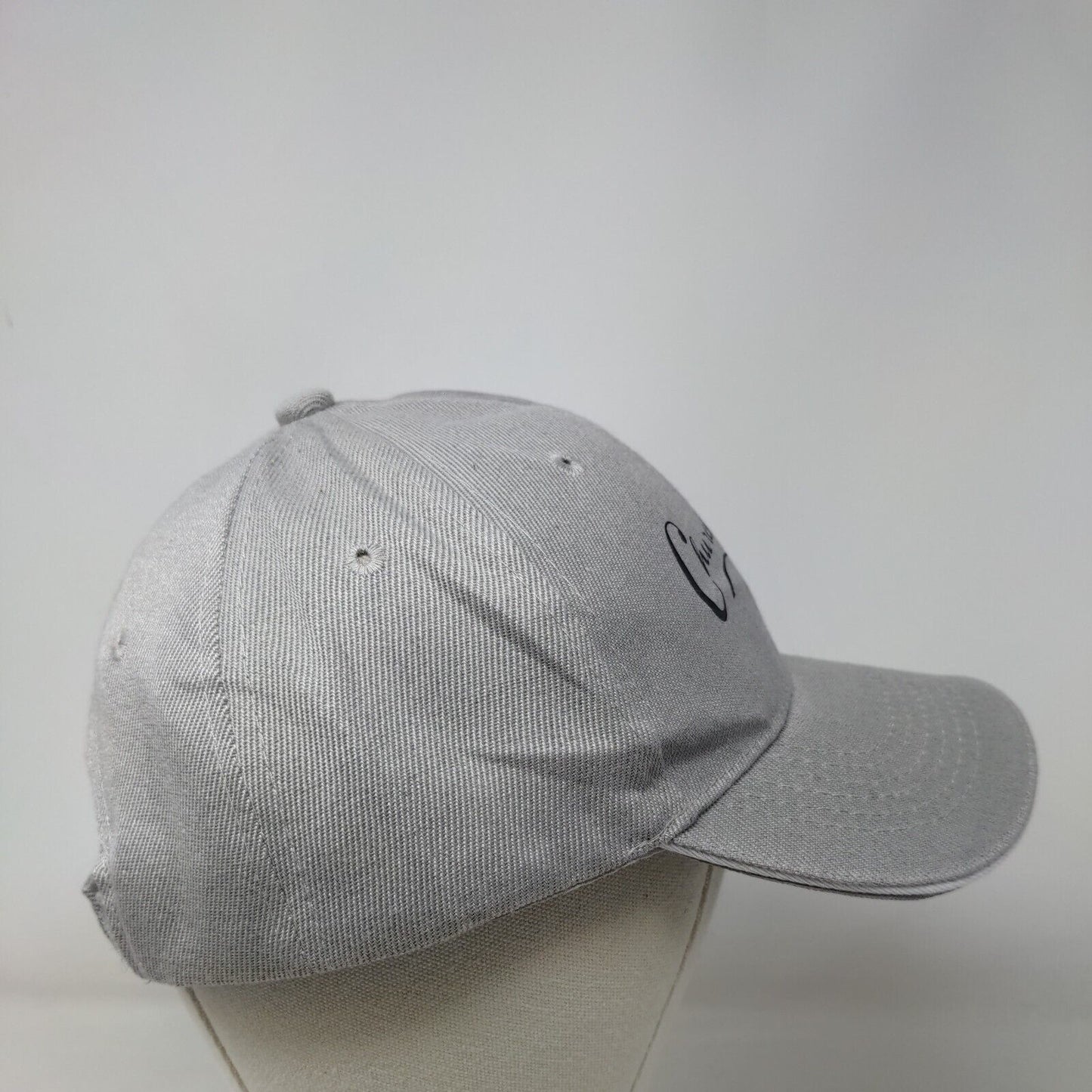 Church of The Way Strapback Hat Gray One Size Adjustable Vent Holes
