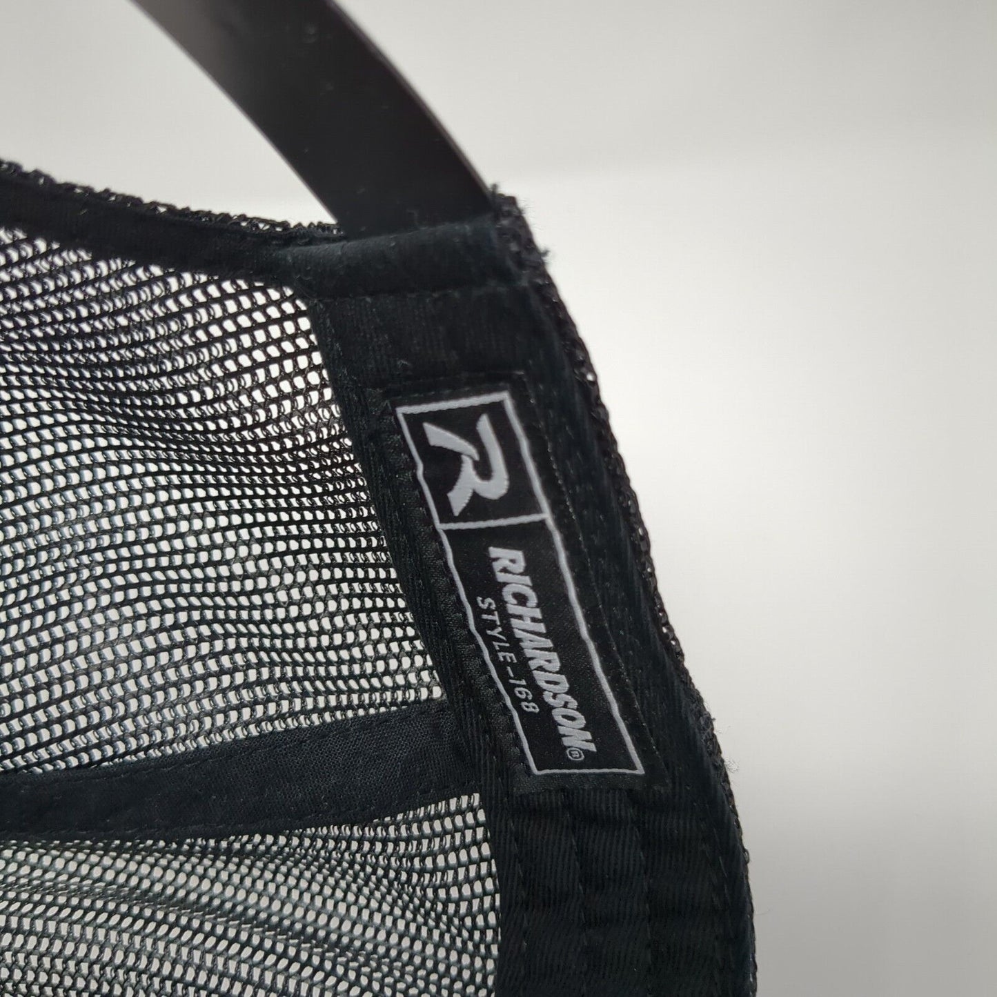 RMC Rocky Mountain Crane Snapback Trucker Hat Black One Size Mesh Back