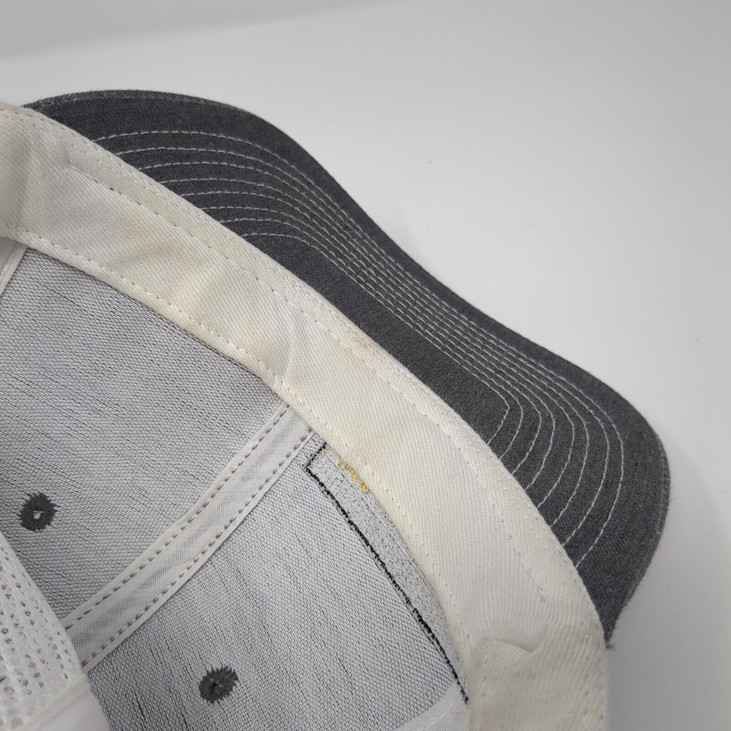 Army National Guard Snapback Trucker Hat Gray One Size Adjustable Mesh Back