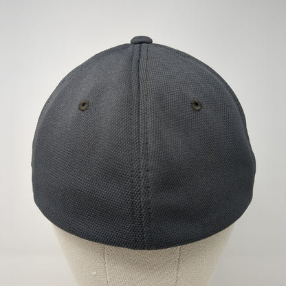 US Ecology Fitted Hat Gray S/M Flexfit Embroidered Sport-Tek 6 Panel