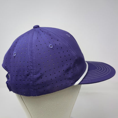 Wawa Food Markets Baseball Cap Purple One Size Rope Hat Strapback Perforated