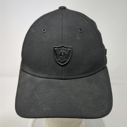 New Era Las Vegas Raiders NFL Black Cap M Metal Shield Logo Fitted Hat