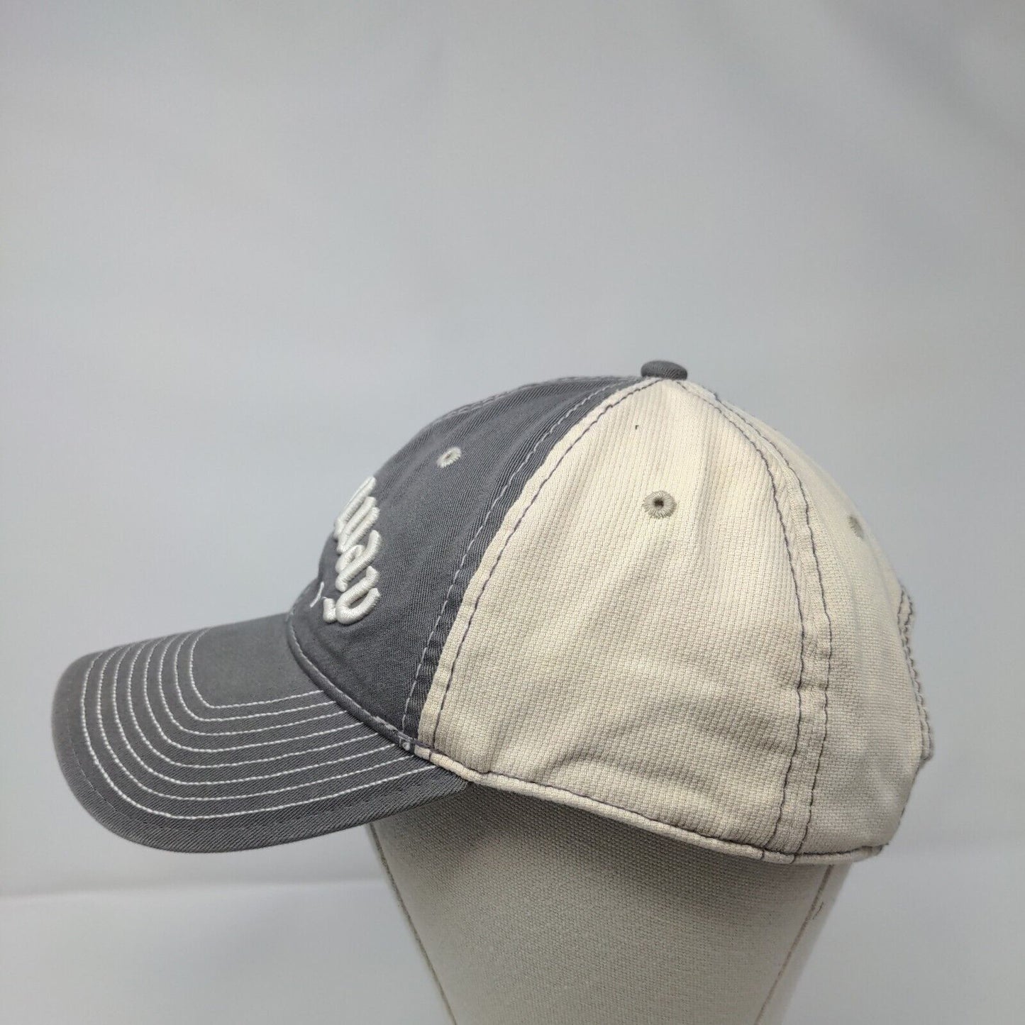Callaway Golf Slideback Hat Gray OSFA Adjustable Embroidered 6 Panel New Era