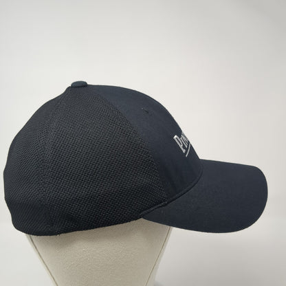 Pinnacle Services Fitted Hat Black XL Embroidered Stretch Vent Holes