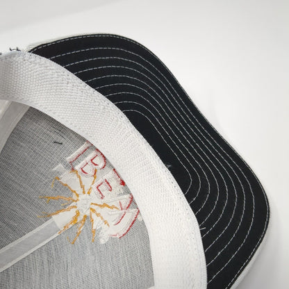 L.U. 449 IBEW Fitted Hat Black One Size Embroidered Colorblock 6 Panel
