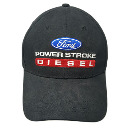 Ford Power Stroke Diesel Logo Black Baseball Cap One Size Adjustable Slideback