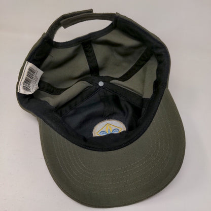 Boy Scouts Of America Webelo Strapback Hat Green M/L Plaid Web Twill Uniform Cap