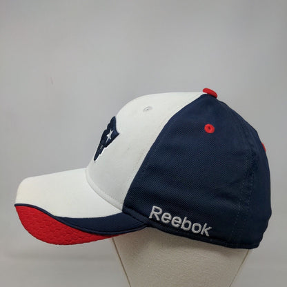 Reebok Men's Fitted Hat Multicolor S/M Embroidered New England Patriots Logo