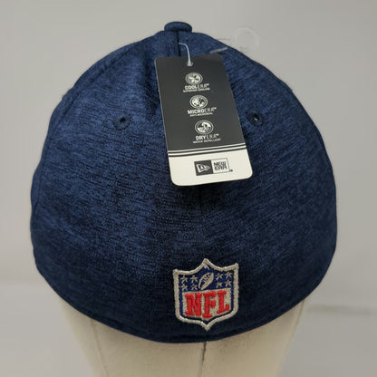 Los Angeles Chargers NFL New Era Cap Blue L 39THIRTY Stretch Fit Grey Crown Hat