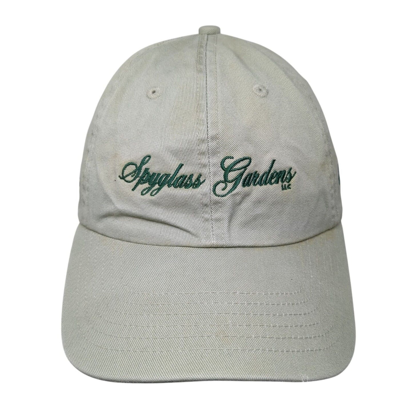 Spyglass Gardens LLC Slideback Hat Green OSFM Adjustable Embroidered Cotton