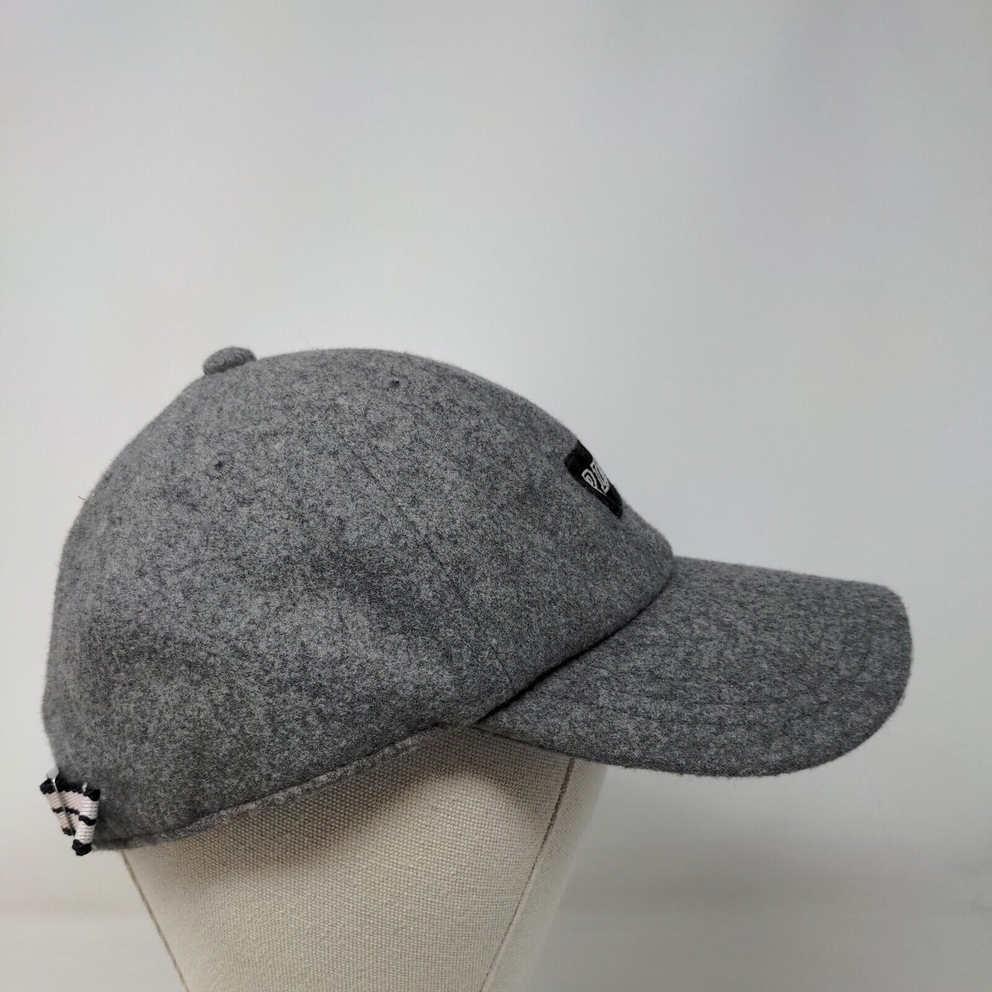 PINK Slideback Hat Gray One Size Adjustable Victoria's Secret 6 Panel