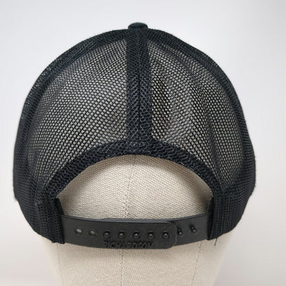 Richardson Trucker Hat Black One Size Carls Cycle Sales Mesh Snapback Patch Logo