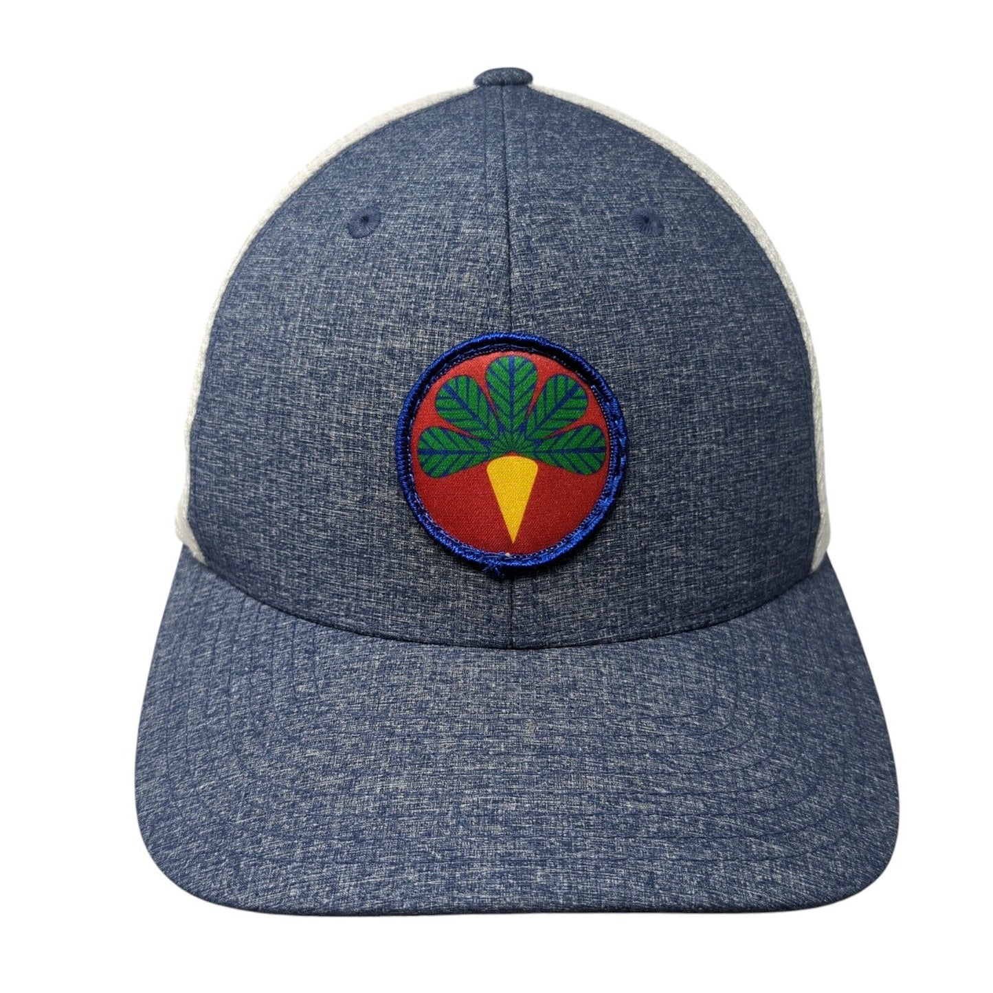 ACH Seeds Snapback Trucker Hat Blue OS Flexfit Adjustable Mesh Back Cap America