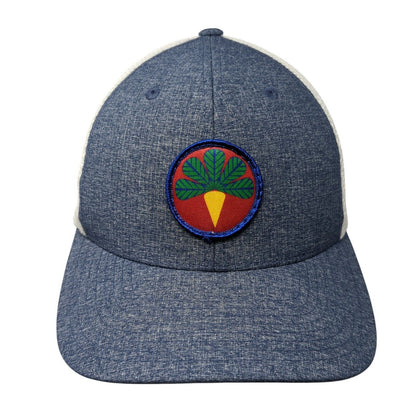 ACH Seeds Snapback Trucker Hat Blue OS Flexfit Adjustable Mesh Back Cap America
