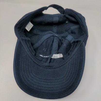 ID.me Slideback Hat Blue One Size Embroidered Adjustable Solid 6 Panel