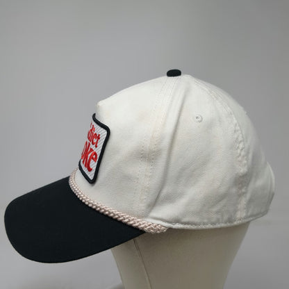 American Needle 5 Panel White Black Hat One Size Diet Coke Patch Rope Snapback