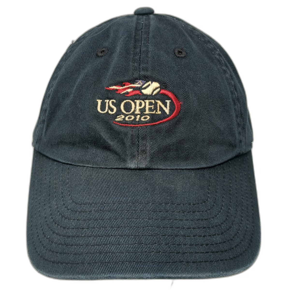 American Needle Baseball Cap Blue One Size US Open 2010 Cotton Slideback Hat
