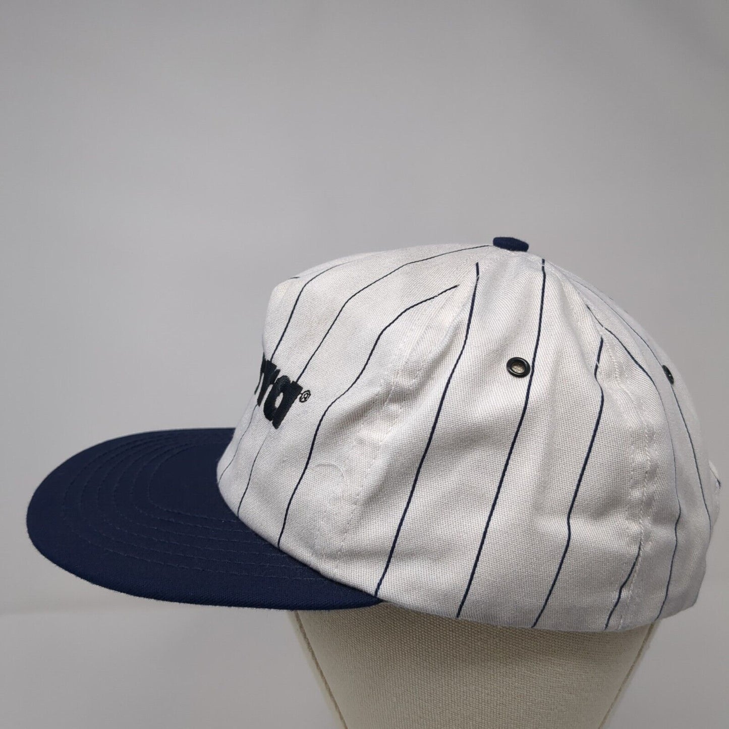 Terra Snapback Hat Multi OSFA Adjustable Striped Embroidered Vent Holes