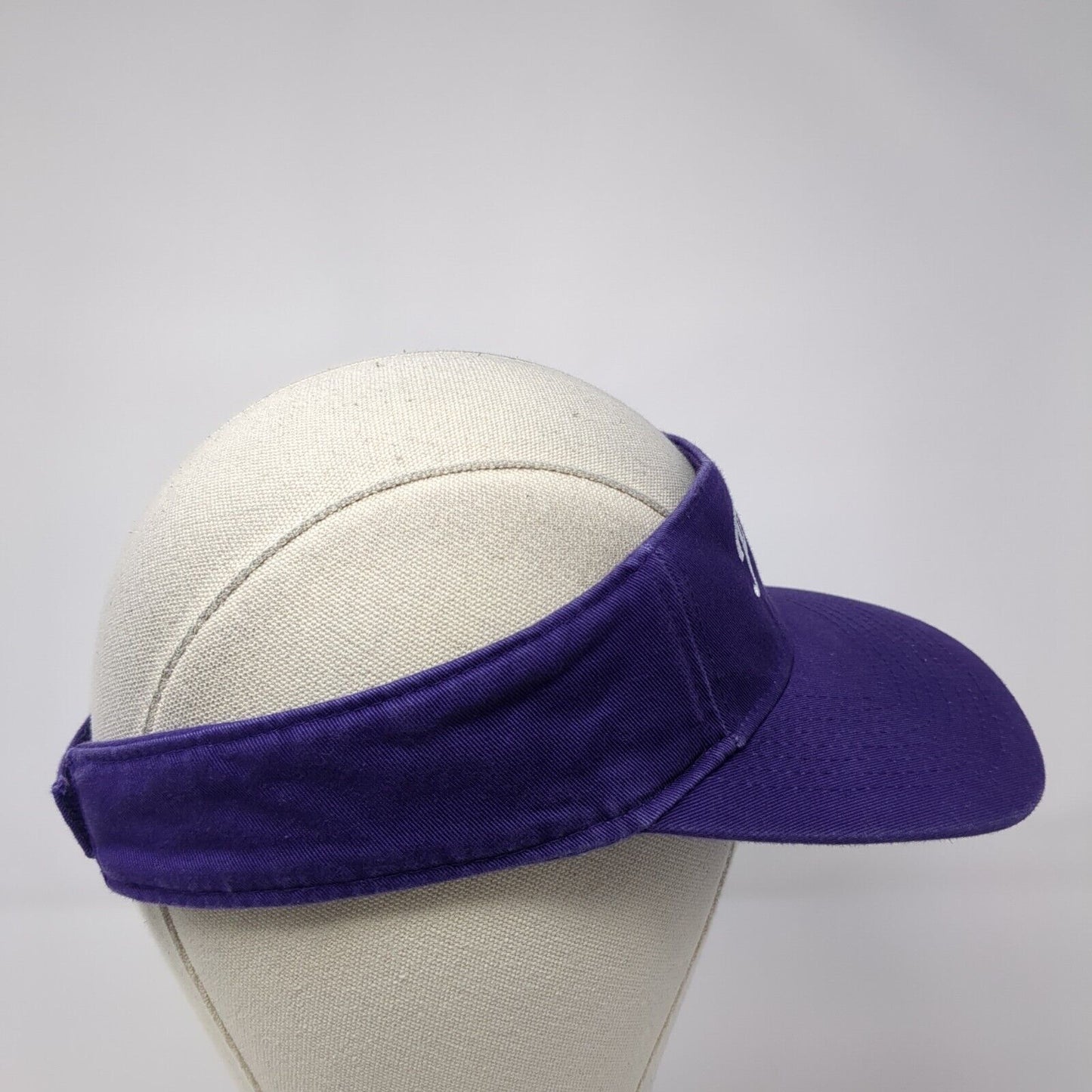 PHS Strapback Golf Sun Visor Hat Purple One Size Adjustable Embroidered Adidas