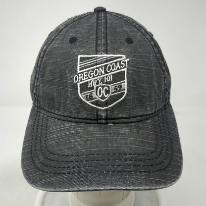 Joan E Gifts Baseball Cap Gray OSFM Oregon Coast HWY 101 Shield Embroidered Hat