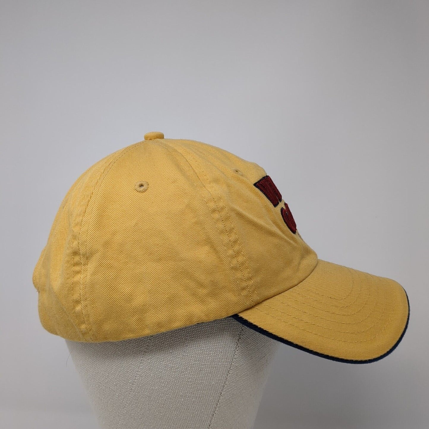Winter Games Of Idaho Slideback Hat Yellow One Size Adjustable Embroidered PS