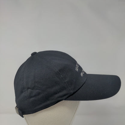Seize The Night! Orion Slideback Hat Black One Size 6 Panel Embroidered