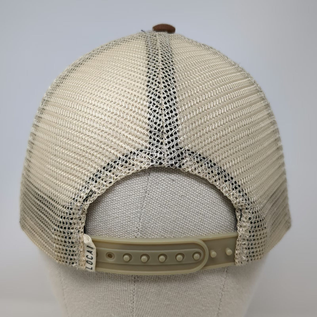 Locale Outdoor Trucker Hat Black Brown One Size Mountain Graphic Mesh Snapback