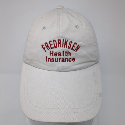 Fredriksen Health Insurance Strapback Hat Tan OS Adjustable Embroidered Magic