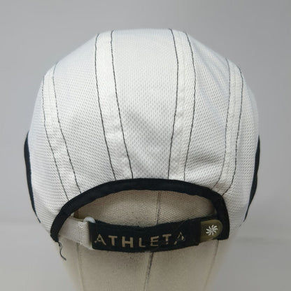 Athleta Baseball Cap White Black One Size Performance Running Mesh Logo Hat