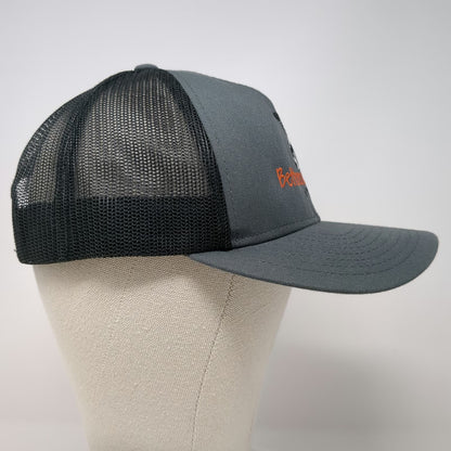Pacific Headwear Trucker Hat Gray One Size Bettencourt Dairy Cow Mesh Snapback