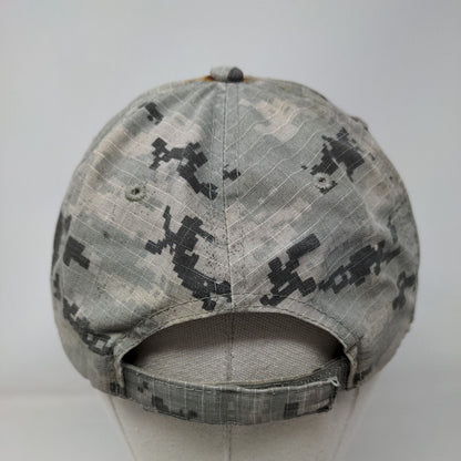 Adapco Strapback Hat Camouflage One Size Embroidered Adjustable 6 Panel