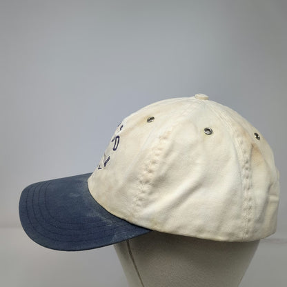 Polo Golf Ivory Blue OS Baseball Cap Slideback Cotton USA Clubs Hat Vintage