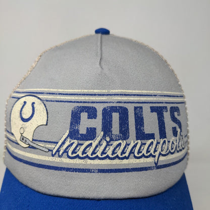 Fanatics Mens Strapback Mesh Back Hat Multicolor Indianapolis Colts Graphic Logo