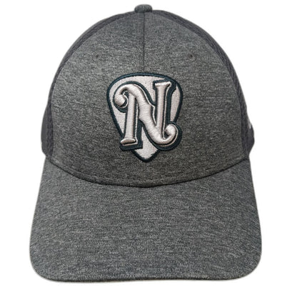 Nashville Sounds MiLB New Era Baseball Cap Gray XL Mesh Back Stretch Fit Hat