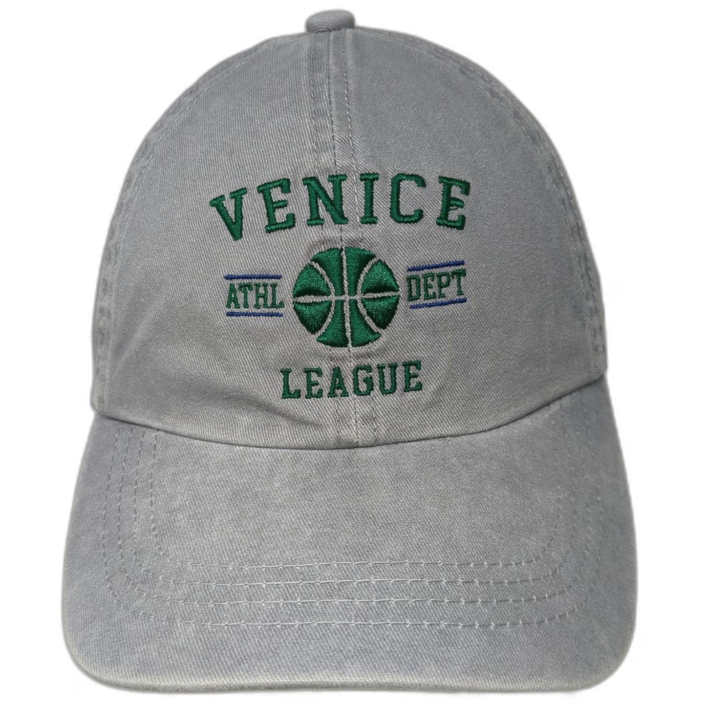 David and Young Baseball Cap Hat Gray One Size Venice Athl League Basketball