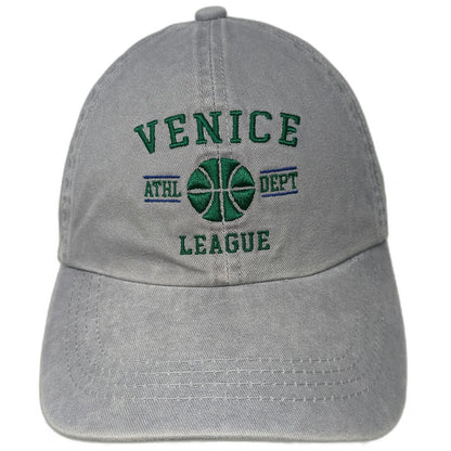 David and Young Baseball Cap Hat Gray One Size Venice Athl League Basketball