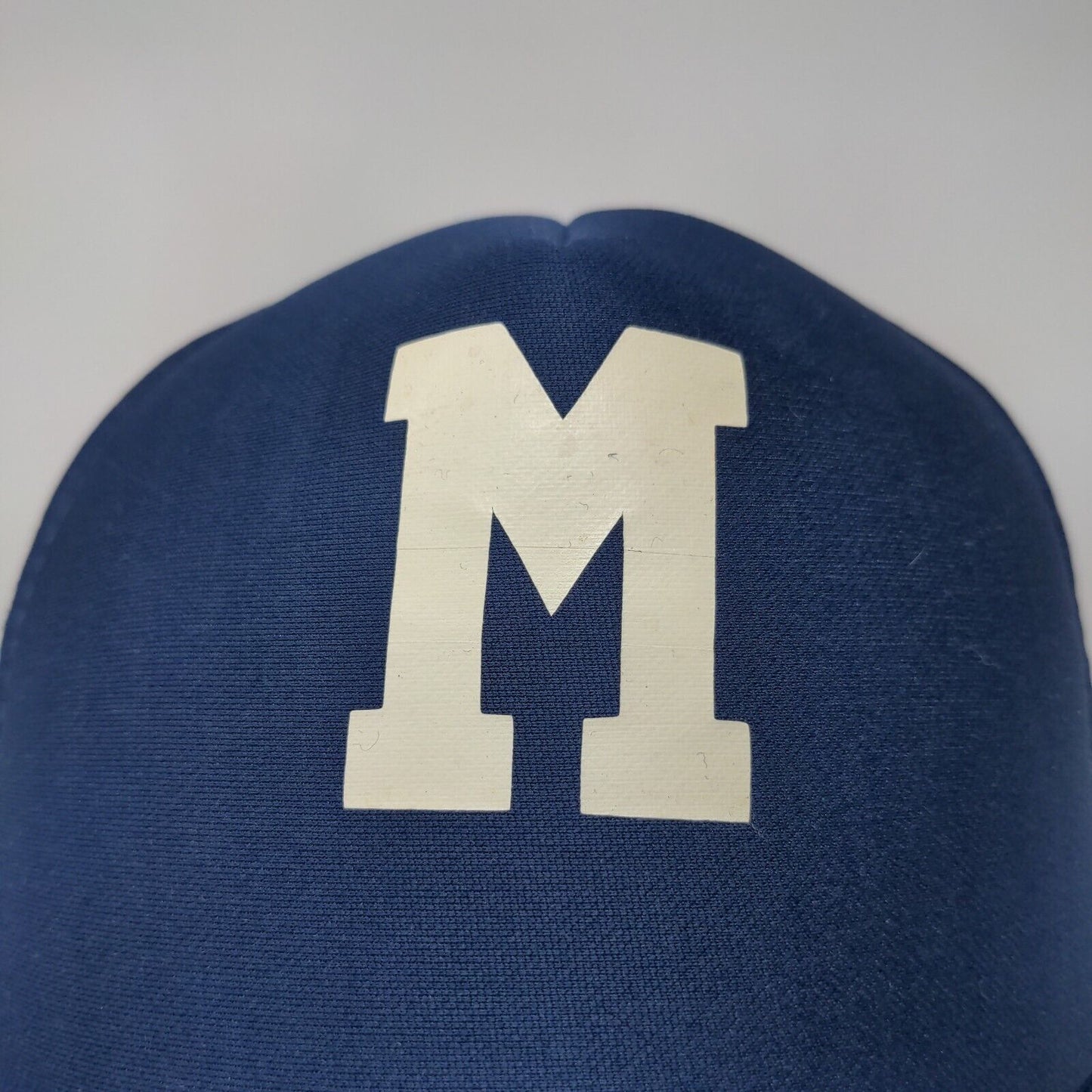 Speedway Men's Snapback Mesh Back Hat Blue OSFA Graphic Big M Logo