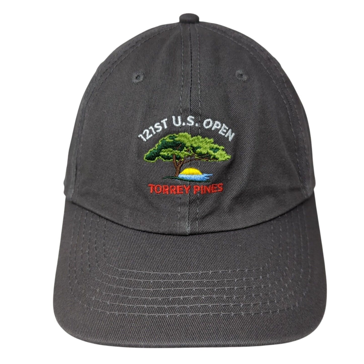 121st U.S. Open Torrey Pines Slideback Hat Gray One Size Adjustable